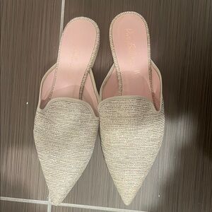 Pretty Ballerinas Textured Cream Mules